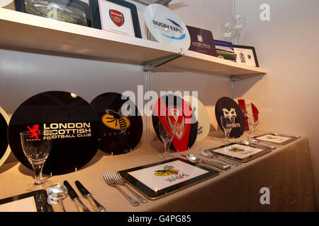 Rugby Expo 2011, Erster Tag, Twickenham. Eine Ausstellung am ersten Tag der Rugby Expo 2011 Stockfoto