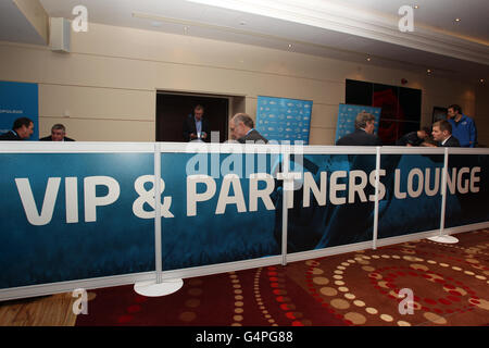 Die VIP and Partners Lounge am ersten Tag der Rugby Expo 2011 Stockfoto