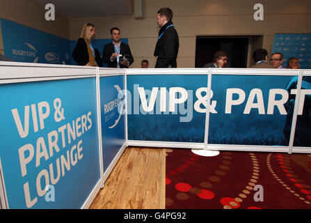 Die VIP and Partners Lounge am ersten Tag der Rugby Expo 2011 Stockfoto