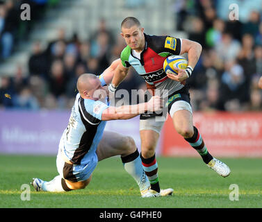 Rugby-Union - Aviva Premiership - Harlequins V Newcastle Falcons - Twickenham Stoop Stockfoto