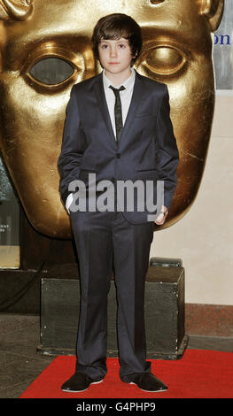 Charlie Hiscock kommt zu den British Academy Children's Awards 2011 im Hilton Hotel in Park Lane, im Zentrum von London. Stockfoto