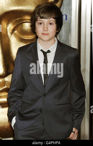 Charlie Hiscock kommt zu den British Academy Children's Awards 2011 im Hilton Hotel in Park Lane, im Zentrum von London. Stockfoto