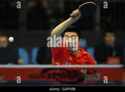 Olympische Spiele - Tischtennis - London 2012-Test-Event - ITTF Pro Tour Grand Finals - Tag vier - Excel Arena Stockfoto