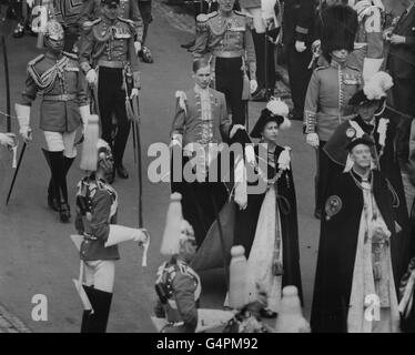 Royalty - Strumpfband Service - St.-Georgs-Kapelle, Windsor Stockfoto