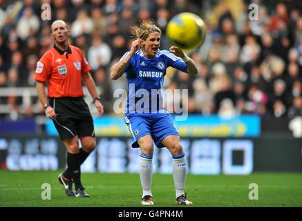 Chelseas Fernando Torres zeigt seine Frustration nach einer verpassten Chance Stockfoto