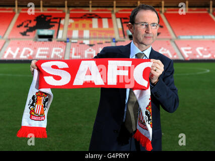 Fußball - Sunderland Pressekonferenz - Martin O'Neill Enthüllung - Stadion des Lichts Stockfoto