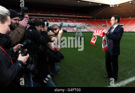 Sunderland-Manager Martin O'Neill bei einer Fotoanhörung im Stadium of Light, Sunderland. Stockfoto