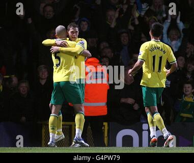 Fußball - Barclays Premier League - Norwich City gegen Newcastle United - Carrow Road Stockfoto