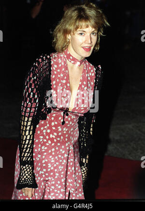 Die Schauspielerin Emily Lloyd kommt zur Eröffnungsparty von „Home“, dem größten Nachtclub Großbritanniens (sieben Stockwerke), im Leicester Square, London. Stockfoto