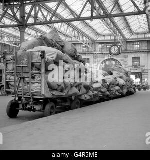 Britische Post - verzögert Mail - London Stockfoto