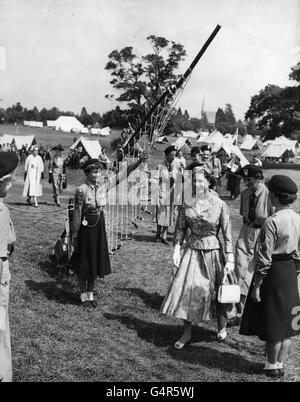 Freizeit - Girl Guide World Camp - Windsor Great Park Stockfoto