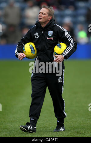 Fußball - Barclays Premier League - West Bromwich Albion / Wigan Athletic - The Hawthorns. Keith Downing, West Bromwich Albion Assistant Head Coach Stockfoto