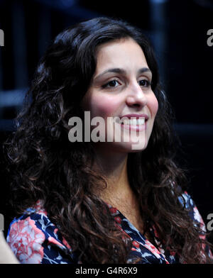 Tennis - Barclays ATP World Tennis Tour Finals - Tag 1 - O2 Arena. Maria Perella, Freundin des spanischen Rafael Nadal Stockfoto