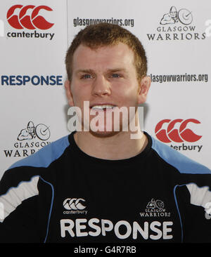 Rugby-Union - Glasgow Warriors Team Ankündigung - Scotstoun Stadion Stockfoto