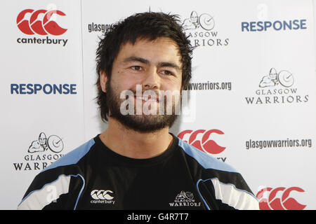 Rugby-Union - Glasgow Warriors Team Ankündigung - Scotstoun Stadion Stockfoto