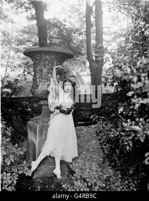 23. JANUAR: An diesem Tag im Jahr 1931 starb die russische Balletttänzerin Anna Pavlova. Die Ballerina Anna Pavlova. Stockfoto