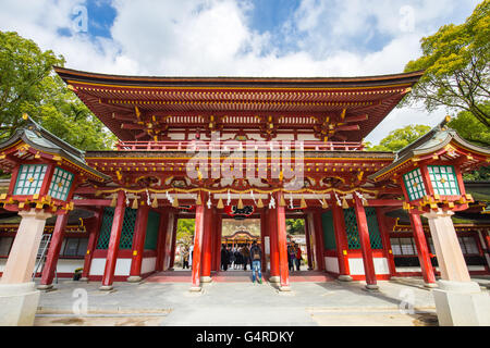 Die Dazaifu Schrein in Fukuoka, Japan. Stockfoto