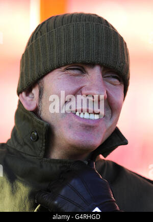 Fußball - npower Football League Two - Swindon Town V Morecambe - The County Ground. Swindon Town Manager Paolo Di Canio vor dem Spiel npower Football League Two auf dem County Ground, Swindon. Stockfoto