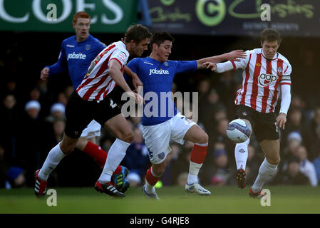 Fußball - Npower Football League Championship - Portsmouth V Southampton - Fratton Park Stockfoto