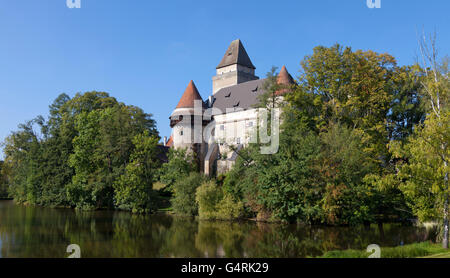 Burg Heidenreichstein-Schloss in Heidenreichstein, Region Waldviertel, Wald-Viertel, Niederösterreich, Österreich Stockfoto