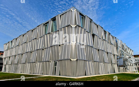 Gebäude ME, Architekt Dominique Perrault, Eidgenössische Technische Universität Lausanne, École Polytechnique Fédérale de Lausanne Stockfoto