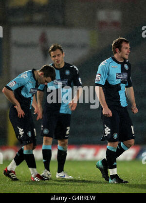 Fußball - Npower Football League One - Wycombe Wanderers V Huddersfield Town - Adams Park Stockfoto