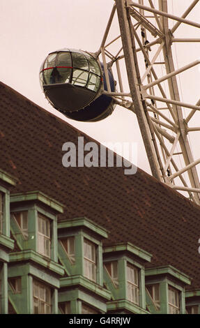 Millennium Wheel/Kapseln Stockfoto