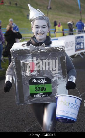 Leichtathletik - Bupa großer Edinburgh Cross Country &amp; Bupa großer Winter-Lauf - Holyrood Park Stockfoto