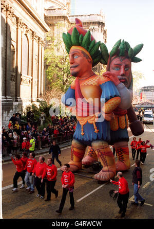 Oberbürgermeister Gog/Magog Stockfoto