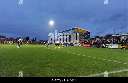 Fußball - FA-Cup - 3. Runde - Macclesfield Town V Bolton Wanderers - The Moss Rose Ground Stockfoto