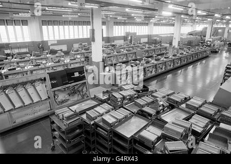 Britische Post - Poststreik - Leeds Stockfoto