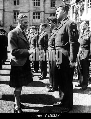 Royalty - Canadian Air Cadets - Balmoral, Schottland Stockfoto