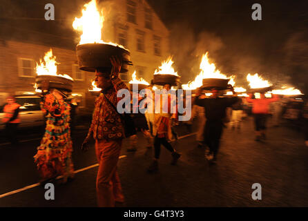 Silvesterfeiern Stockfoto