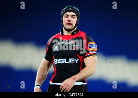 Rugby Union - RaboDirect PRO12 - Cardiff Blues gegen Newport-Gwent Dragons - Cardiff City Stadium. Adam Hughes, Newport-Gwent Dragons Stockfoto