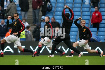 Fußball - FA-Cup - 3. Runde - Manchester City gegen Manchester United - Etihad Stadium Stockfoto