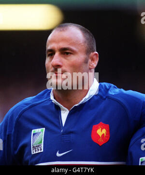 FRANZÖSISCHE WM-MANNSCHAFT. Hooker Marc Dal Maso aus der französischen Rugby-Weltmeisterschaft. Stockfoto