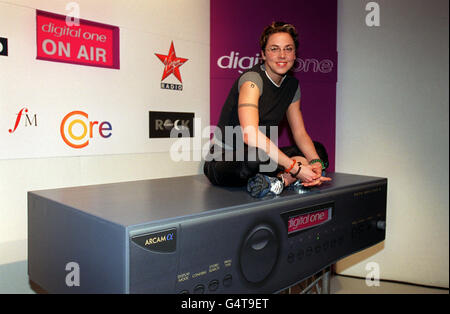 Mel C / Digital Radio Stockfoto