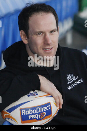 Rugby Union – Ankündigung Des Teams Der Glasgow Warriors – Scotstoun. Graeme Morrison der Glasgow Warriors während einer Teamankündigung im Scotstoun Stadium, Glasgow. Stockfoto