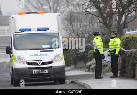 Körper in Garforth gefunden Stockfoto