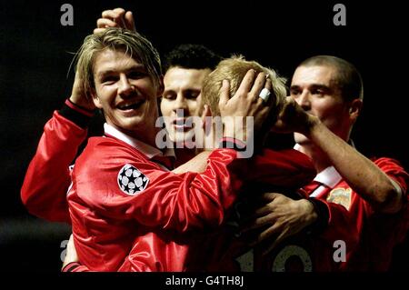 Fußball/Man Utd V Val cele Stockfoto