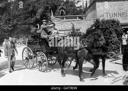 Royalty - Herzog von Edinburgh - Gieves Fahrsport Meisterschaft - Cirencester Park Stockfoto