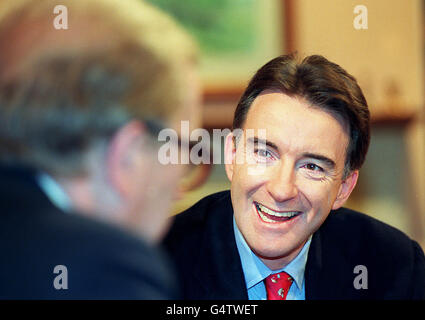 Ulster Gespräche/Mandelson Stockfoto