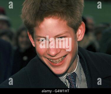 PRINZ HARRY KÖNIGSFAMILIE Stockfoto