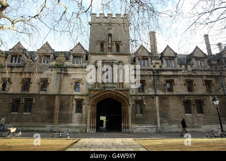 St. John's College, Oxford. Eine allgemeine Ansicht des St John's College in Oxford Stockfoto