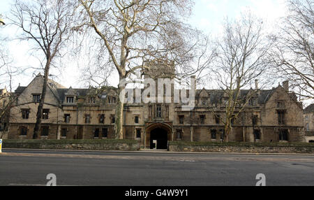 St John's College - Oxford. Eine allgemeine Ansicht des St. John's College in Oxford Stockfoto