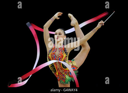 Gymnastik - Visum internationale Gymnastik - Tag neun - North Greenwich Arena Stockfoto