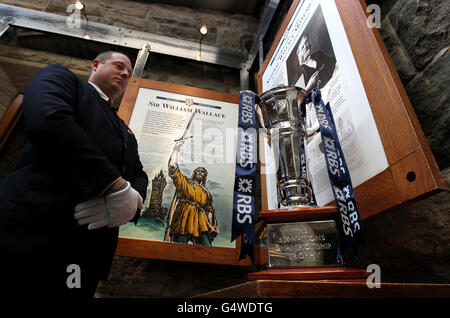 Rugby-Union - RBS 6 Nations Roadshows Launch - National Wallace Monument Stockfoto
