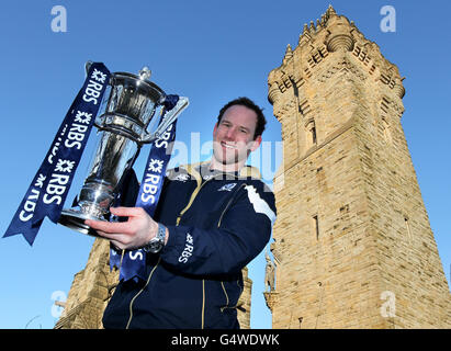 Rugby-Union - RBS 6 Nations Roadshows Launch - National Wallace Monument Stockfoto