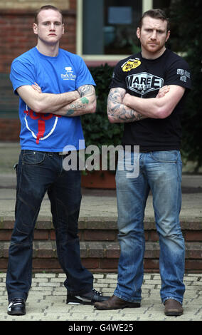 Boxen - George Groves und Kenny Anderson Pressekonferenz - Frank Warren Promotions Stockfoto