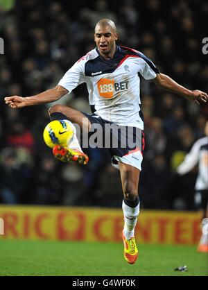 Fußball - Barclays Premier League - Bolton Wanderers gegen Liverpool - Reebok Stadium. David Ngog, Bolton Wanderers Stockfoto